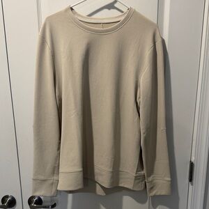 lululemon athletica Beige Long Sleeve Shirt